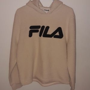 FILA FUZZY PULLOVER SWEATSHIRT/HOODIE